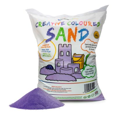 COLOURED SAND (PURPLE) - 15KG BAG