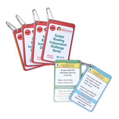 MRS MACTIVITY GUIDED READING CARDS Y1