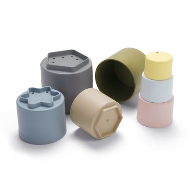 DANTOY TINY BIO PLASTIC STACKING CUPS