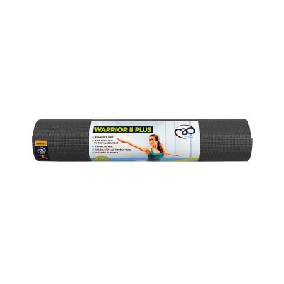 WARRIOR YOGA II MAT GRAPHITE 6MM