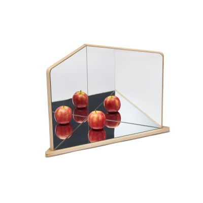 WOODEN 4 WAY MIRROR