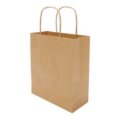 CM BROWN PAPER BAGS 18 X 22 X 8CM PK36