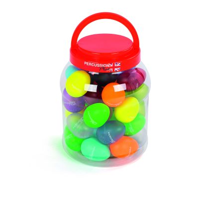 PERCUSSION PLUS EGG SHAKERS TUB OF 40