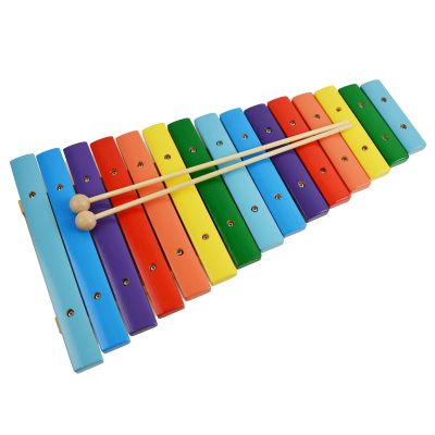 15 NOTE RAINBOW XYLOPHONE WITH BEATERS