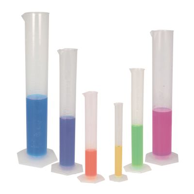 POLYPROPYLENE MEASURING CYLINDERS PK6