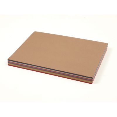 ASSORTED BRILLIANT ART PAPER A2 PK250