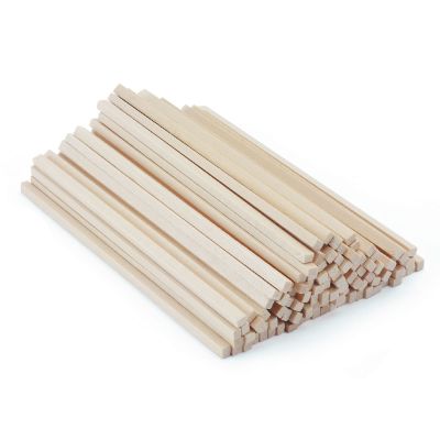 SQUARE MODELLING STICKS 3X125MM PK100