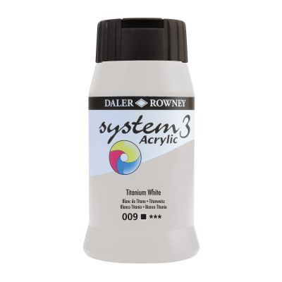 SYSTEM 3 WHITE ACRYL 500ML