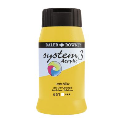 SYSTEM 3 LEMON YELLOW 500ML