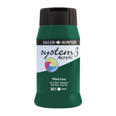 SYSTEM 3 PHTHALO GREEN 500ML