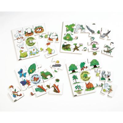 LIFE CYCLE PUZZLES - SET OF 4