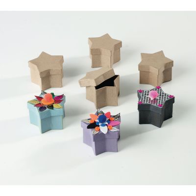 PAPIER MACHE BOXES STAR P10