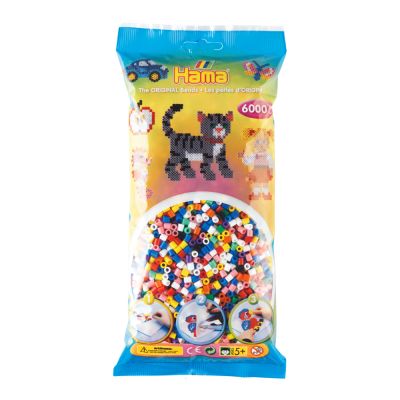 HAMABEADS BRIGHTS 6000 SOLID MIX