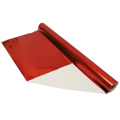 PAPER BACKED FOIL ROLL RED