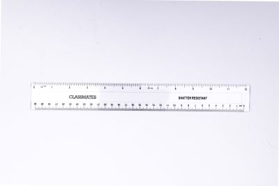 CLASSMATES 30CM/MM/IN CLEAR RULERS PK100