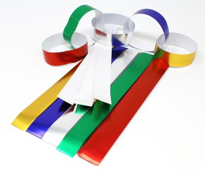 METALLIC PAPER CHAINS PK100