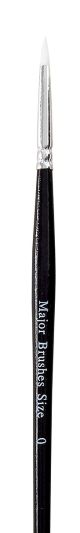 WHT SYNTH SABLE BRUSHES SIZE 0