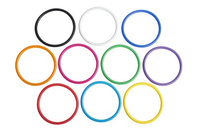 SPORDAS ACTIVITY TOSSING RINGS-ASSD-10PK