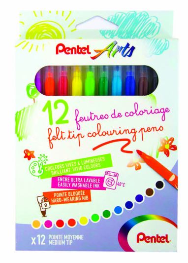 PENTEL ARTS FELT TIP SET