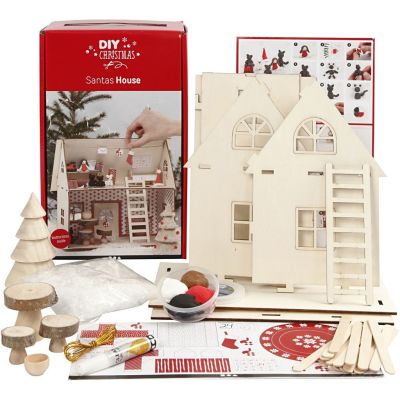 DIY SANTAS HOUSE KIT