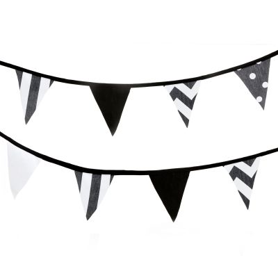 BLACK AND WHITE BUNTING