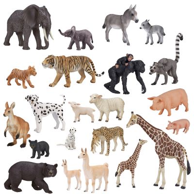 WILD ANIMALS AND THEIR YOUNG SET OF 22