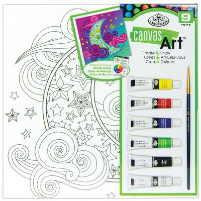 ROYAL LANG CANVAS ART MOON PAINT SET