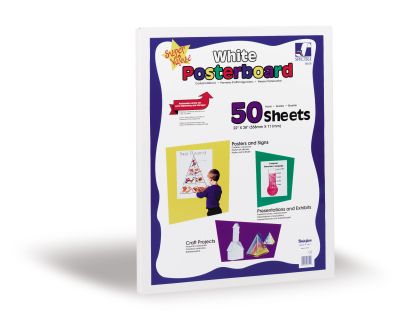 ASSORTED POSTER BOARD - PACK OF 50