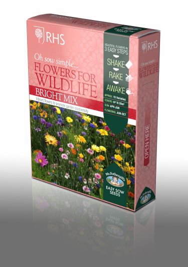 RHS FLOWERS FOR WILDLIFE BRIGHT MIX SEED