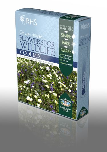 RHS FLOWERS FOR WILDLIFE COOL MIX SEED P