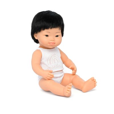 BABY DOLL ASIAN BOY WITH DOWN SYNDROME