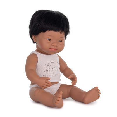 BABY DOLL HISPANIC BOY WITH DOWN SYNDROM