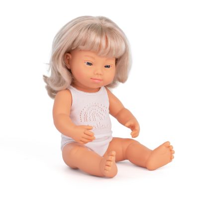 BABY DOLL CAUCASIAN BLONDE  GIRL WITH DO