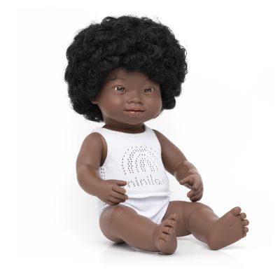 BABY DOLL AFRICAN GIRL WITH DOWN SYNDROM