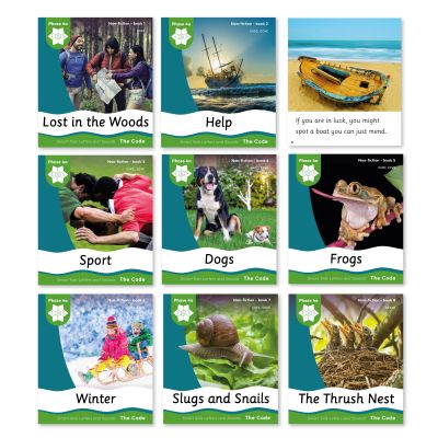 CODE PHASE 4A NON-FICTION BOOKS PK OF 8