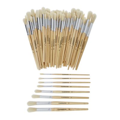 ROUND HOG SHORT BRUSH ASSORTMENT P100