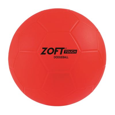 ZOFT TOUCH DODGEBALL - RED - 6IN