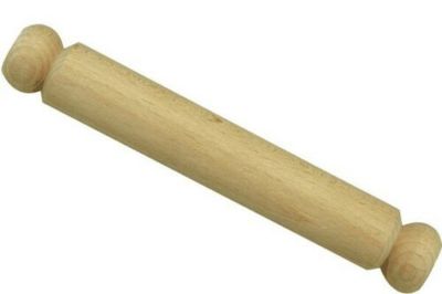 WOODEN ROLLING PIN 8INCH