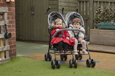 DOUBLE PUSHCHAIR FROM HOPE EDUCATION