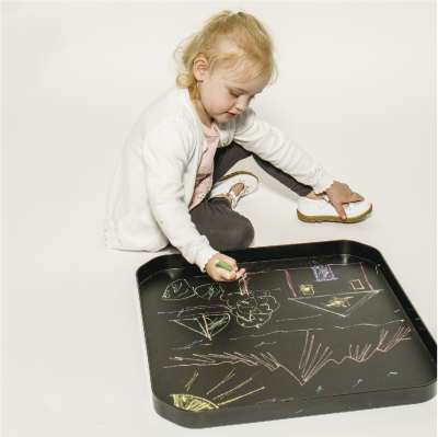 FUN 2 PLAY TRAY BLACK