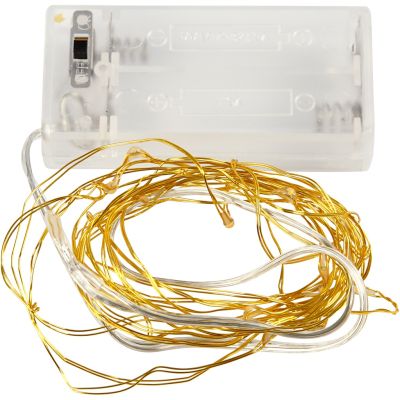 LED STRING OF LIGHTS - GOLD