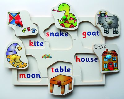 KEY LETTERS WOODEN PUZZLE - SET 2