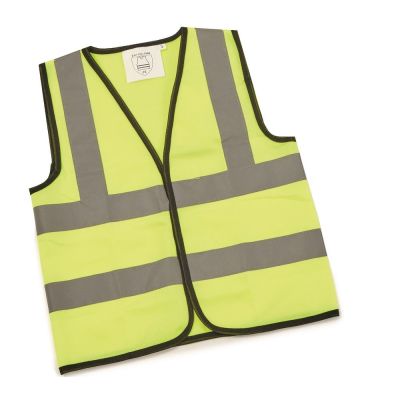 CHILDRENS HI VIS WAISTCOAT 4-6 YEARS