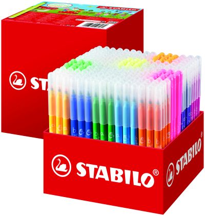 STABILO TRIO A-Z COLOURING PENS PACK 240