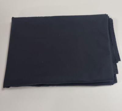 BLACK COTTON DRILL FABRIC 1.5 X 3M