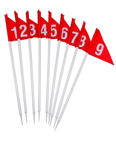 MINI TARGET GOLF FLAG SET-1-9-80CM