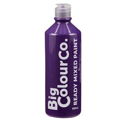 RM WASHABLE PAINT 600ML PURPLE PK6