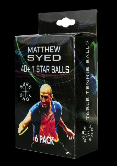 SS MATT SYED 1 STAR TT BALLS - PK6