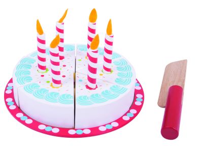 WOODEN BIRTHDAY CAKE