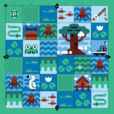 CUBETTO MAPS - SWARMING SWAMP